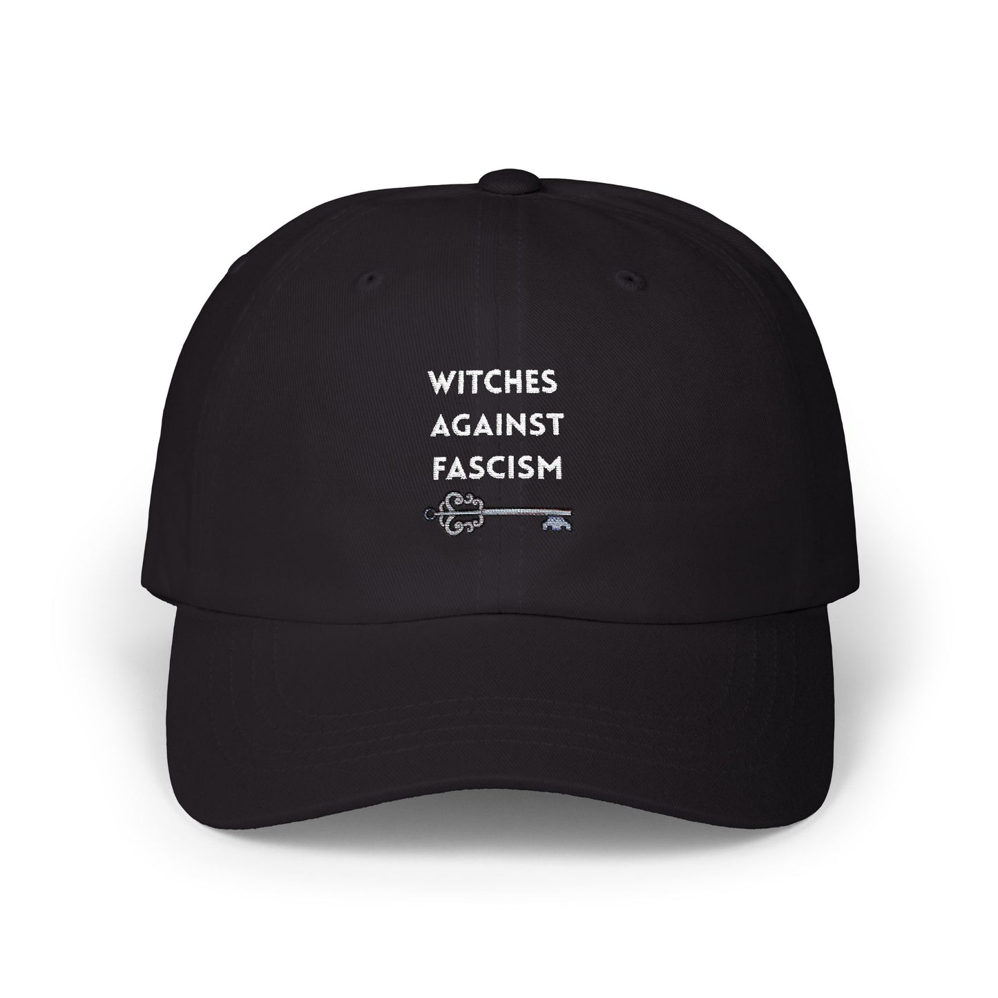 Witches Against Fascism Dad Cap — Political Statement Baseball Hat