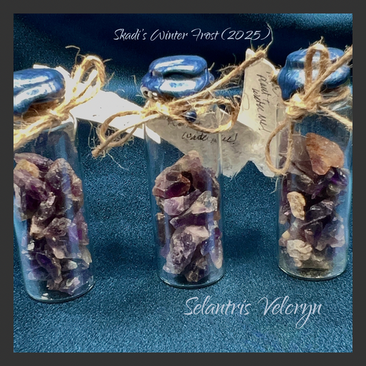 Amethyst Chip Vial · Zambia Spiritual Awareness | Skadi's Winter Frost