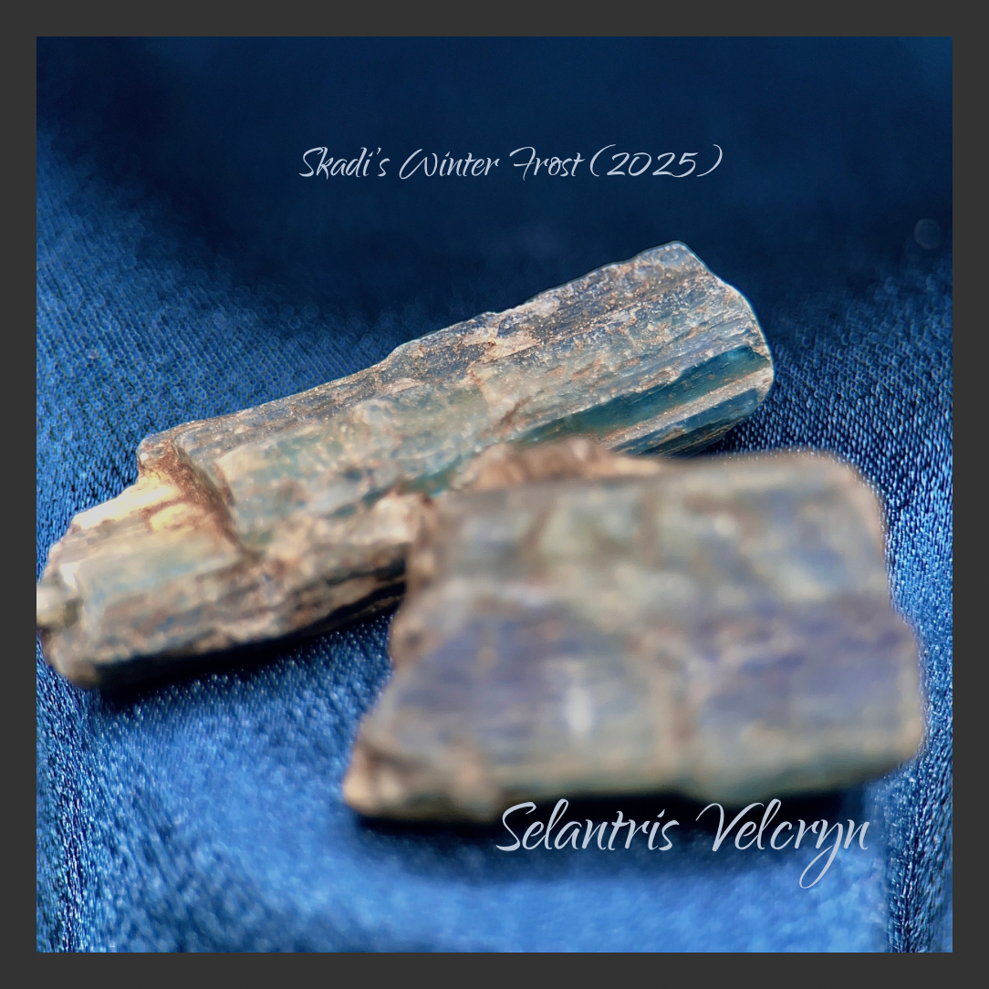 Blue Kyanite Select Blades · Kenya Rough | Skadi's Winter Frost
