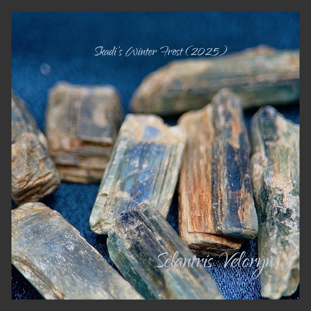 Blue Kyanite Select Blades · Kenya Rough | Skadi's Winter Frost